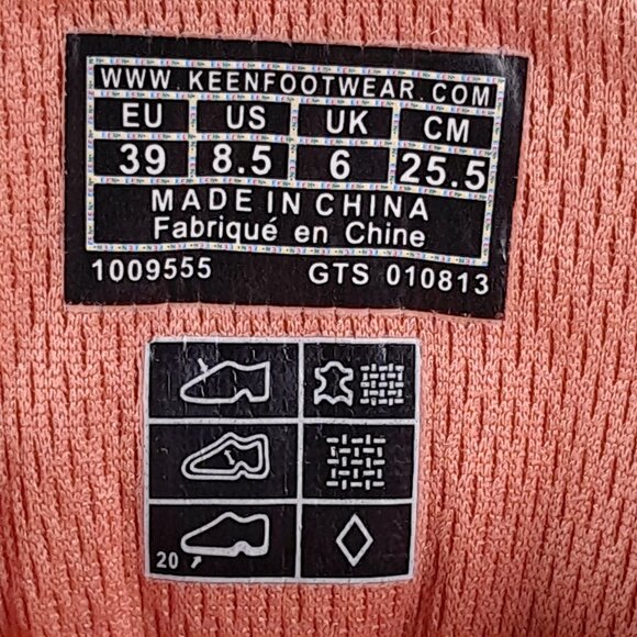 Keen Verdi II Mid Hiking Boots Women 8.5 Leather Tan Orange Outdoor 1009555 - Picture 15 of 15